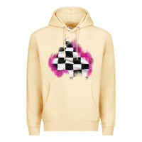 Pina Colada race flag glitter patch Premium Hoodie - AdoDesignShop