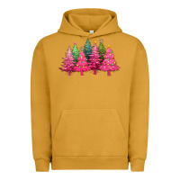 Pigment Peanut Butter christmas tress with lights Urban Hoodie - texasbilliewilder