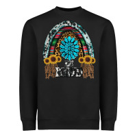 Black western rainbow  be kind Heavyweight Sweatshirt - RanaPortraitStore