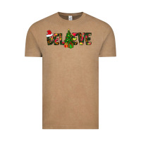 Vintage Coffee believe christmas Vintage Tee - CowhideDigitalArt