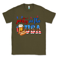 Army Green party in the usa Classic Tee - AdoDesignShop