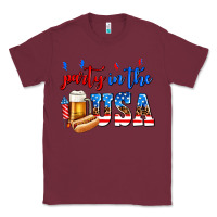 Burgundy party in the usa Classic Tee - AdoDesignShop