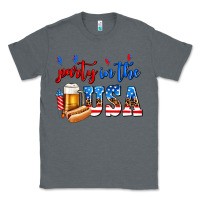 Charcoal Heather party in the usa Classic Tee - AdoDesignShop