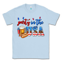 Dusty Blue party in the usa Classic Tee - AdoDesignShop