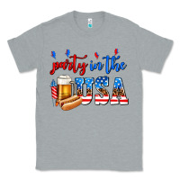 Heather Grey party in the usa Classic Tee - AdoDesignShop