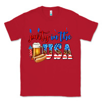 Red party in the usa Classic Tee - AdoDesignShop