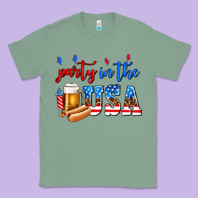 Party In The Usa Classic Tee Designed By Adodesignshop