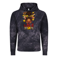 Cloud Black softball mom afro messy bun Vintage Hoodie - texasbilliewilder