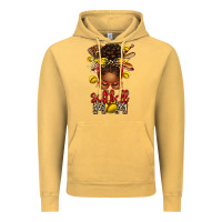 Softball Mom Afro Messy Bun Vintage Hoodie | Teevron