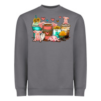 Storm pigs coffee cups Heavyweight Sweatshirt - Zillion Design Studio