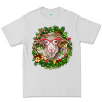 Dove Grey Christmas merino Premium Tee - BarkalooDesign