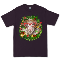Plum Christmas merino Premium Tee - BarkalooDesign