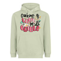 Matcha cooking is love made edible Heavyweight Hoodie - MaliasSmallBusiness