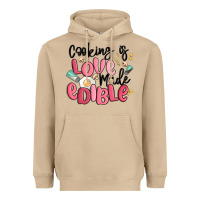 Mushroom cooking is love made edible Heavyweight Hoodie - MaliasSmallBusiness