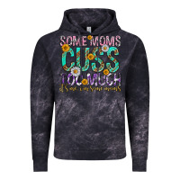 Cloud Black some moms cuss too much mothers day Vintage Hoodie - texasbilliewilder