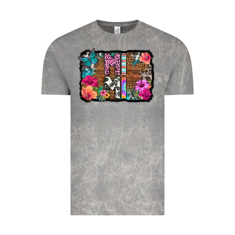 Mimi Floral Background Vintage Tee by HRA Design Shop | Teevron