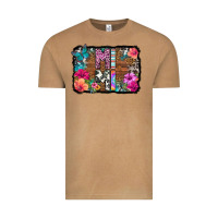 Vintage Camel mimi floral background Vintage Tee - HRA Design Shop