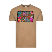 Vintage Coffee mimi floral background Vintage Tee - HRA Design Shop