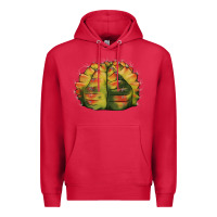 Cardinal Gymnocalycium Variegated Cactus Premium Hoodie - LillyAllenDesigns