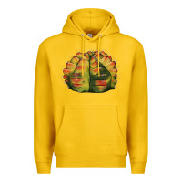 Lemon Gymnocalycium Variegated Cactus Premium Hoodie - LillyAllenDesigns