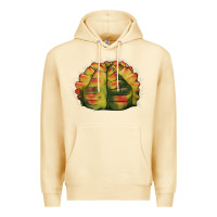 Pina Colada Gymnocalycium Variegated Cactus Premium Hoodie - LillyAllenDesigns