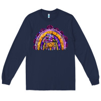 Navy witchy gnome rainbow Long Sleeve Tee - BundleAndBundleShop