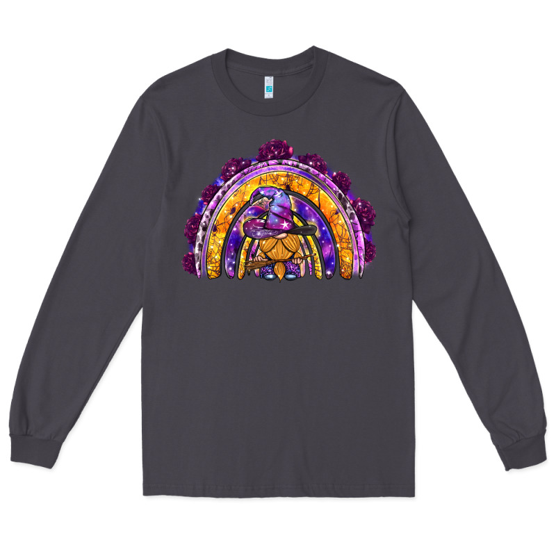 Witchy Gnome Rainbow Long Sleeve Tee by BundleAndBundleShop | Teevron