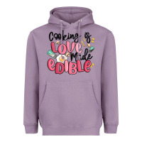 Lavender cooking is love made edible Heavyweight Hoodie - MaliasSmallBusiness