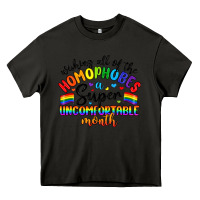 Asphalt wishing all of the homophobes uncomfortable month Heavy Core Tee - Artiststas