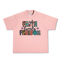 Salmon faith family freedom Urban Heavy Tee - CowhideDigitalArt