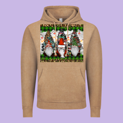 Gnomes Christmas Vintage Hoodie Designed By Ranaportraitstore