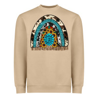 Mushroom rainbow sunflower gemstone Heavyweight Sweatshirt - RanaPortraitStore
