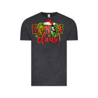 Vintage Black christmas nonna claus Vintage Tee - FaDigitalArtStudio