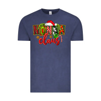 Vintage Denim christmas nonna claus Vintage Tee - FaDigitalArtStudio
