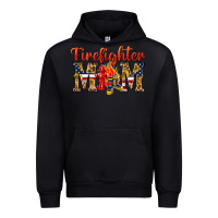 Black Firefighter Mom Urban Hoodie - texasbilliewilder