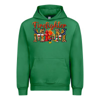 Emerald Firefighter Mom Urban Hoodie - texasbilliewilder