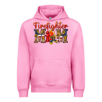 Fuchsia Pink Firefighter Mom Urban Hoodie - texasbilliewilder