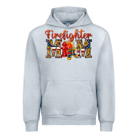 Heather Grey Firefighter Mom Urban Hoodie - texasbilliewilder