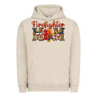 Pigment French Oak Firefighter Mom Urban Hoodie - texasbilliewilder