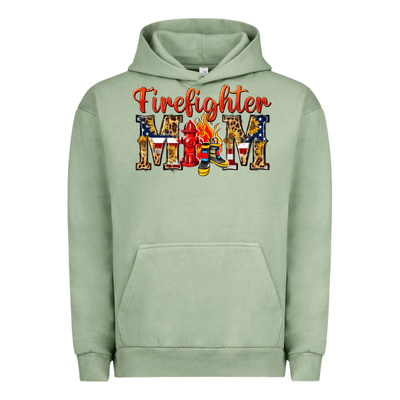 Firefighter Mom Urban Hoodie by texasbilliewilder | Teevron