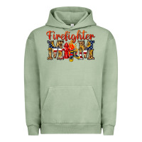 Pigment Oil Green Firefighter Mom Urban Hoodie - texasbilliewilder
