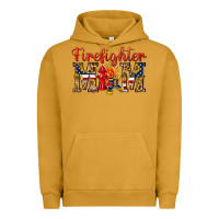 Pigment Peanut Butter Firefighter Mom Urban Hoodie - texasbilliewilder