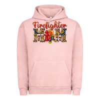 Pigment Salmon Firefighter Mom Urban Hoodie - texasbilliewilder
