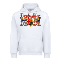 White Firefighter Mom Urban Hoodie - texasbilliewilder