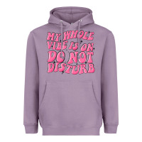 Lavender my whole vibes on do not disturb Heavyweight Hoodie - MaliasSmallBusiness