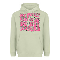 Matcha my whole vibes on do not disturb Heavyweight Hoodie - MaliasSmallBusiness