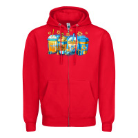 Red hanukkah coffee Zipper Hoodie - Jasminsmagicworld