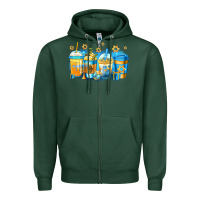 Sports Green hanukkah coffee Zipper Hoodie - Jasminsmagicworld