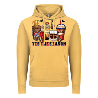 Vintage Mustard tis' the season american football coffee cups Vintage Hoodie - Zillion Design Studio
