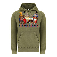 Vintage Olive tis' the season american football coffee cups Vintage Hoodie - Zillion Design Studio
